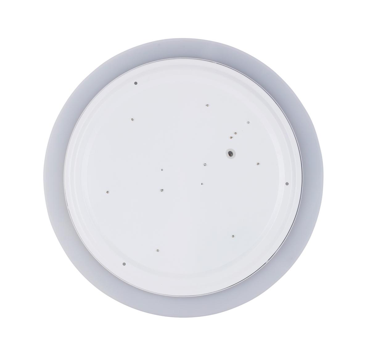 Led Smart Mennyezeti Lámpa Mirsada - fekete/fehér, műanyag/fém (42/8,5cm) - Premium Living