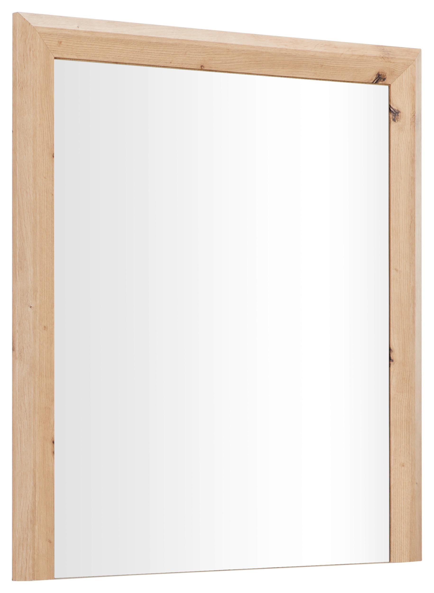 Ogledalo Kashmir New, Barva Hrasta, 84 X 94 Cm - barve hrasta, Moderno (84/94/4cm) - Zandiara