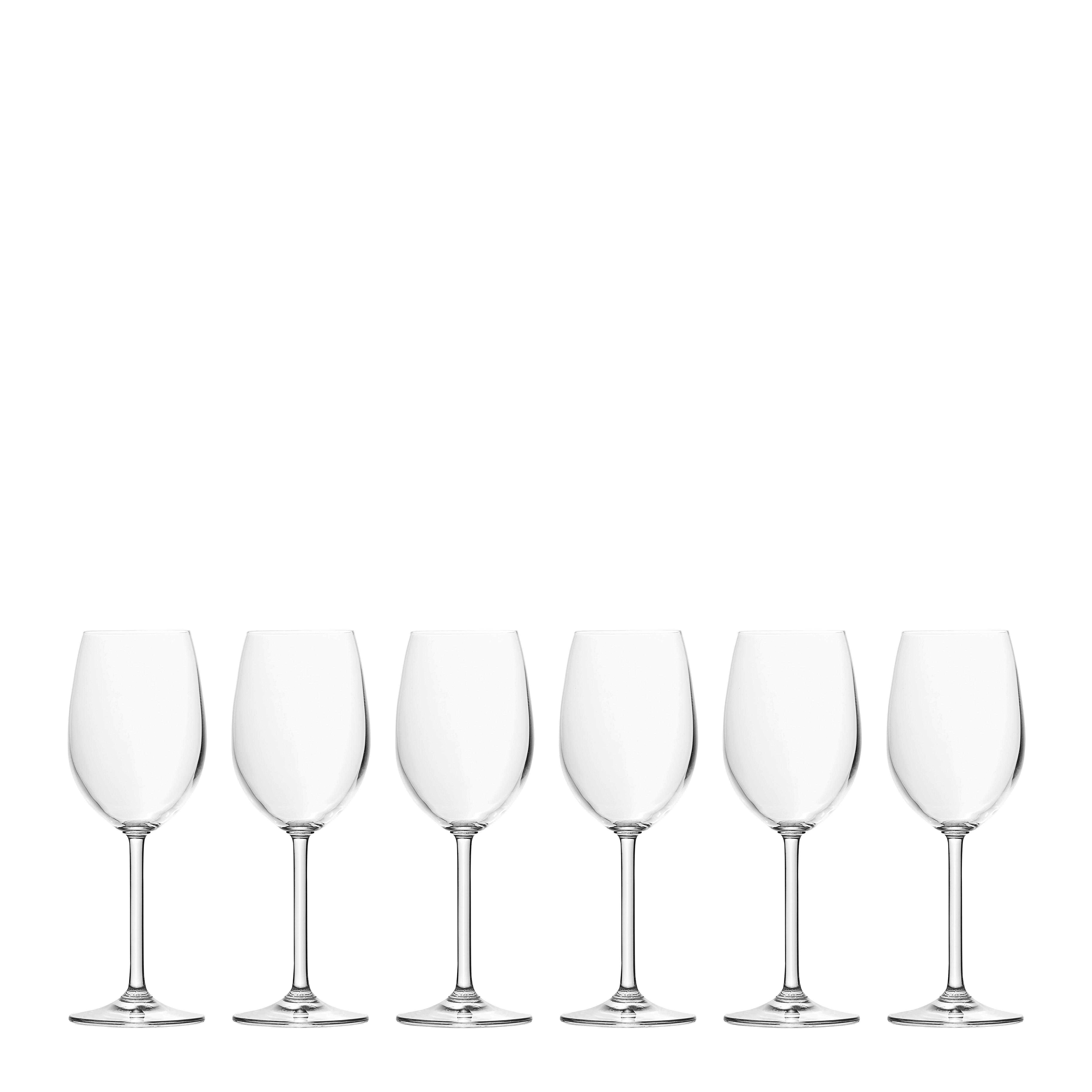 KOMPLET SZKŁA STOŁOWEGO 063315 - przejrzysty, Basics, szkło (7,7/22,2cm) - Leonardo