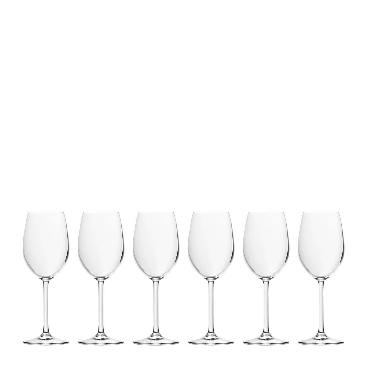 KOMPLET SZKŁA STOŁOWEGO 063315 - przejrzysty, Basics, szkło (7,7/22,2cm) - Leonardo