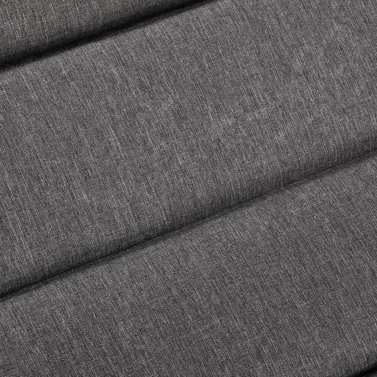 LEŻAK OGRODOWY BORA - szary, Modern, drewno/tkanina (180/54/62cm) - Bessagi Garden