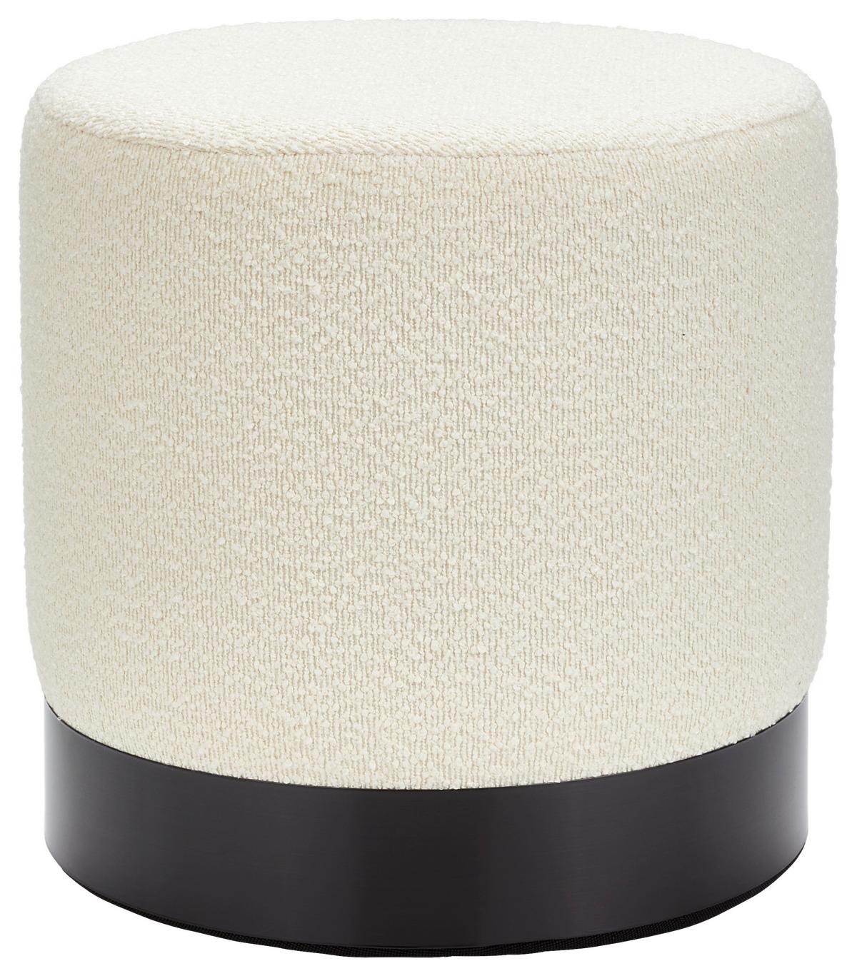 HOKER SUNNY - biały/czarny, Trend, materiał drewnopochodny/metal (40/40/40cm) - Xora