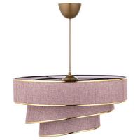 LAMPA WISZĄCA COUPER - kolor złoty, Konventionell, tworzywo sztuczne/metal (40/72cm)