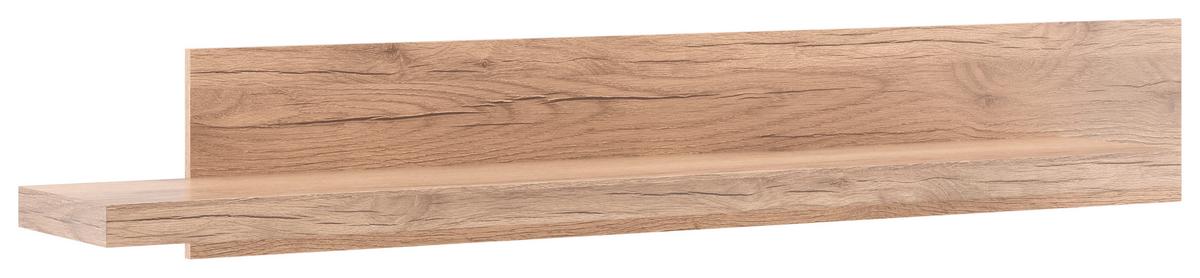 Stenska Polica Vancouver, Barva Hrasta - barve hrasta, Moderno, leseni material (156/22/26cm) - Mömax