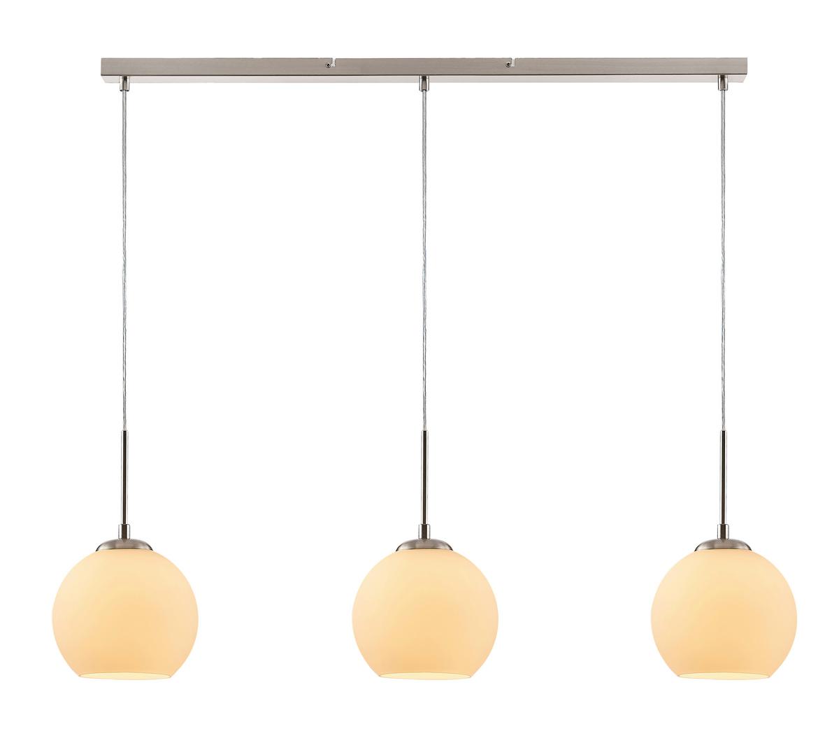 LAMPA WISZĄCA LEONIE *SBN* - opal, Basics, metal/szkło (110/20/150cm) - Novel