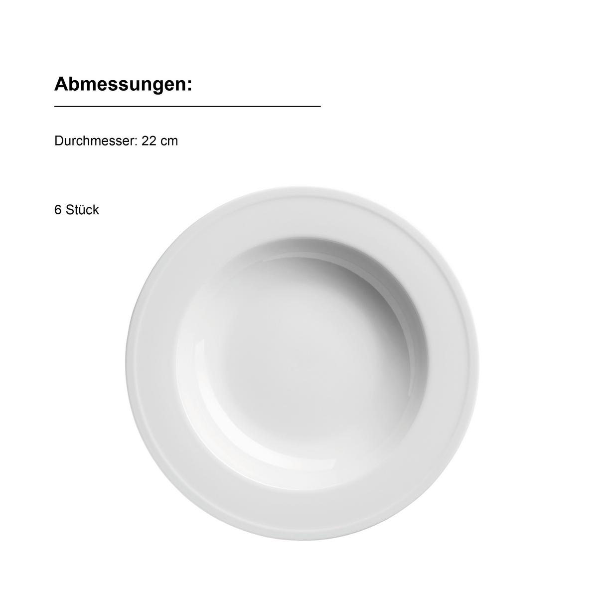 Tafelservice Arlona - Weiss, Basics, Keramik - Mäser