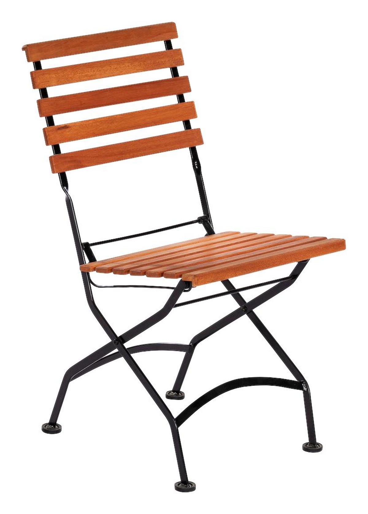 Set Za Balkon Schlossgarten, 3-Delno, Masivno - črna/naravne barve, Romantika, kovina/les - Gardenson