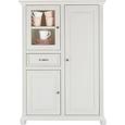 Highboard in Weiß - Weiß, ROMANTIK / LANDHAUS, Glas/Holz (105 150 45cm) - Zandiara Highboard in Weiß - Weiß, ROMANTIK / LANDHAUS, Glas/Holz (105 150 45cm) - Zandiara