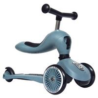 HULAJNOGA DLA DZIECI HIGHWAYKICK 1 - niebieski, Trend, tworzywo sztuczne/metal (24/37/55cm) - Scoot and Ride