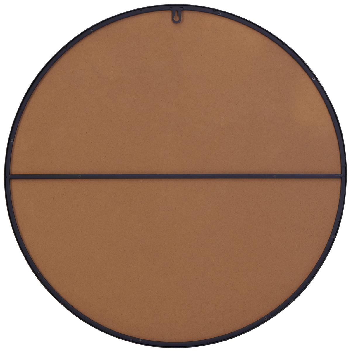 LUSTRO ŚCIENNE KATIE - czarny, Trend, materiał drewnopochodny/metal (60/60/4cm) - Landscape