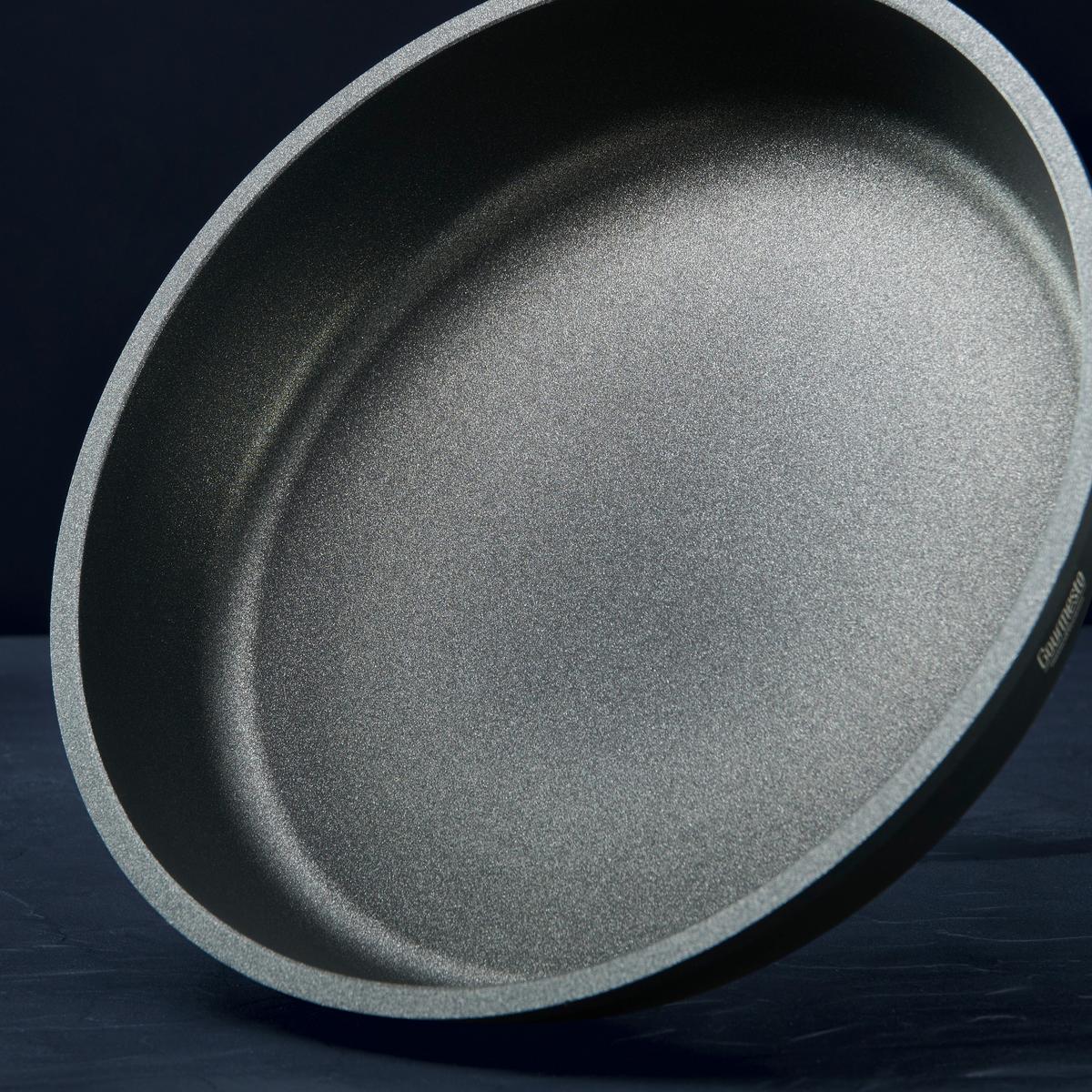 Bratpfanne Black Line in Schwarz Ø ca. 28cm - Schwarz, Konventionell, Kunststoff/Metall (28/5,5cm) - Gourmesto