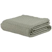 Okrasna Odeja Dobby Raute -Ext- - zelena/bela, tekstil (240/210cm) - Premium Living