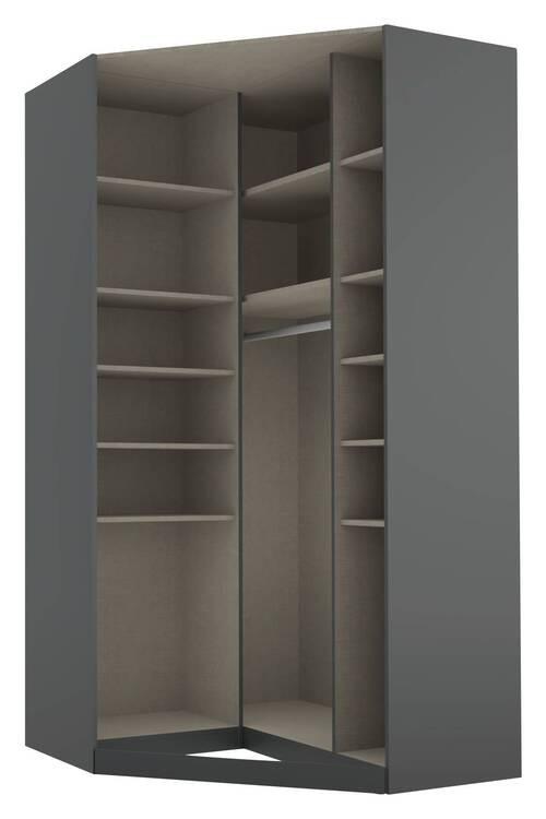 DULAP PE COLT ALABAMA 117 X 229 X 117 cm - gri, Modern, material pe bază de lemn (117/229/117cm) - Rauch Möbel