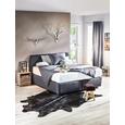 Postelja Z Vzmetnico 160x200 Cm Starline - antracit, tekstil/leseni material (160/200cm) - Premium Living Postelja Z Vzmetnico 160x200 Cm Starline - antracit, tekstil/leseni material (160/200cm) - Premium Living
