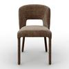 CHAISE ANEA - marron, MODERN, métal/textile (52/79/55,5cm) - Bessagi Home