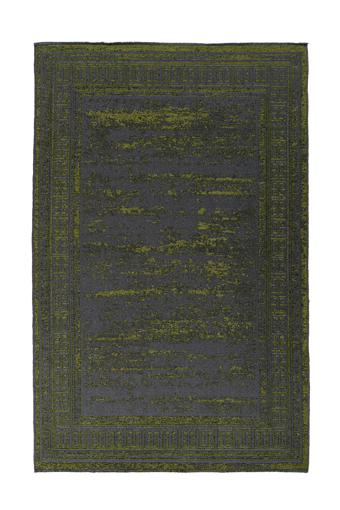 Flachwebeteppich Kalea 325 Grün 120x170 - Grün, Basics, Textil (120/170cm) - Kayoom