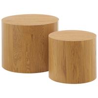 Măsuță de cafea MAYO - culoare natur, Design, material pe bază de lemn (48/38/38/32/48/38cm) - Modern Living