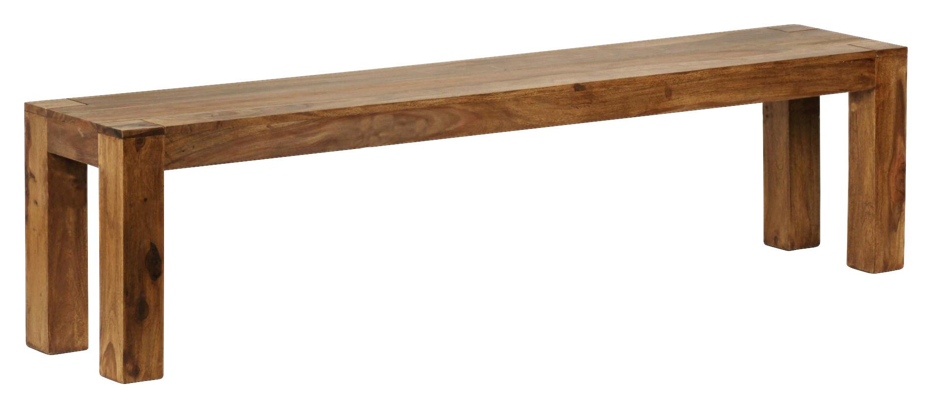 Klop Mumbai - barve indijskega rožnega lesa, Moderno, les (180/45/35cm) - MID.YOU