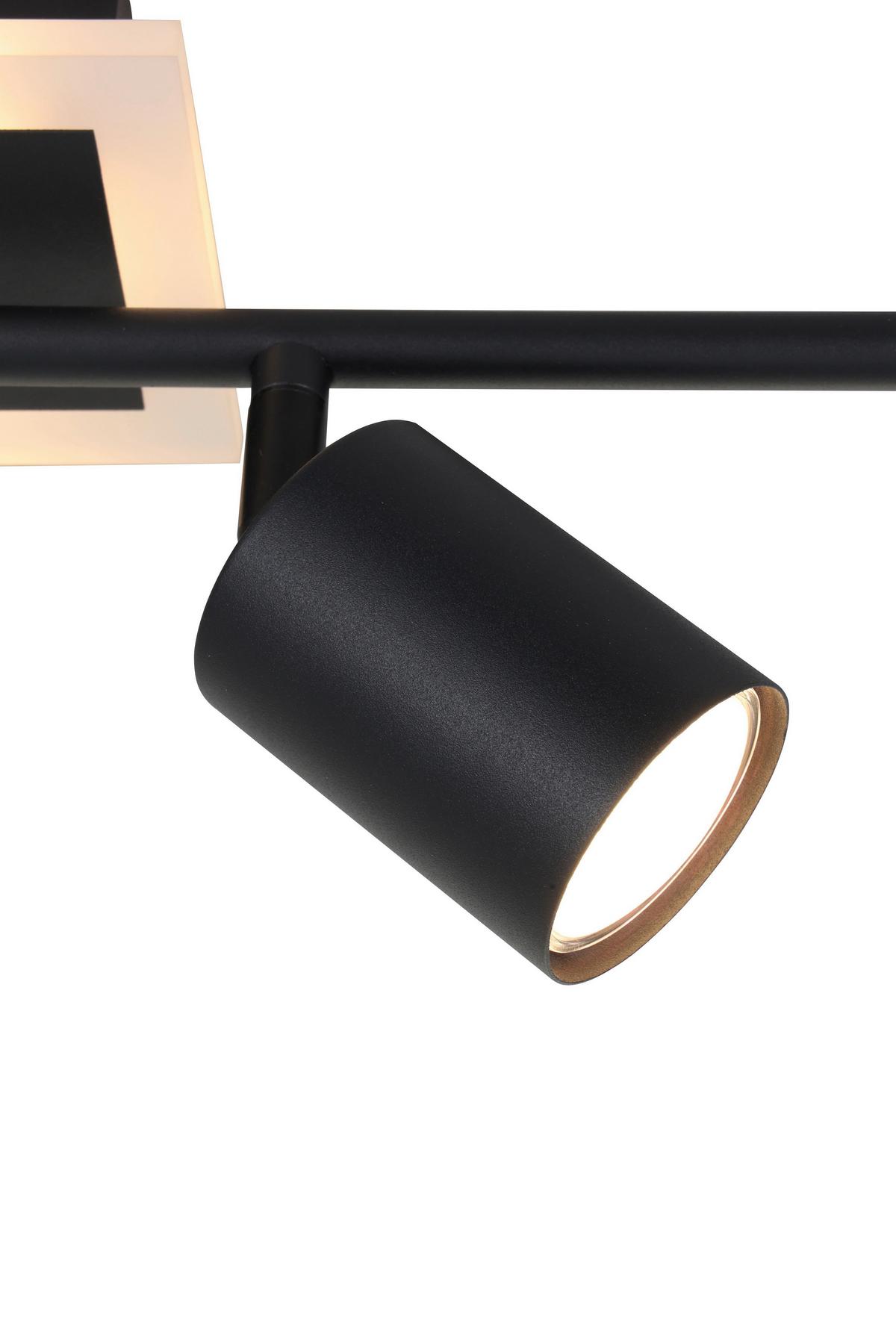 LAMPA SUFITOWA MAXIN - czarny, Trend, tworzywo sztuczne/metal (63/9,5/16cm) - Novel