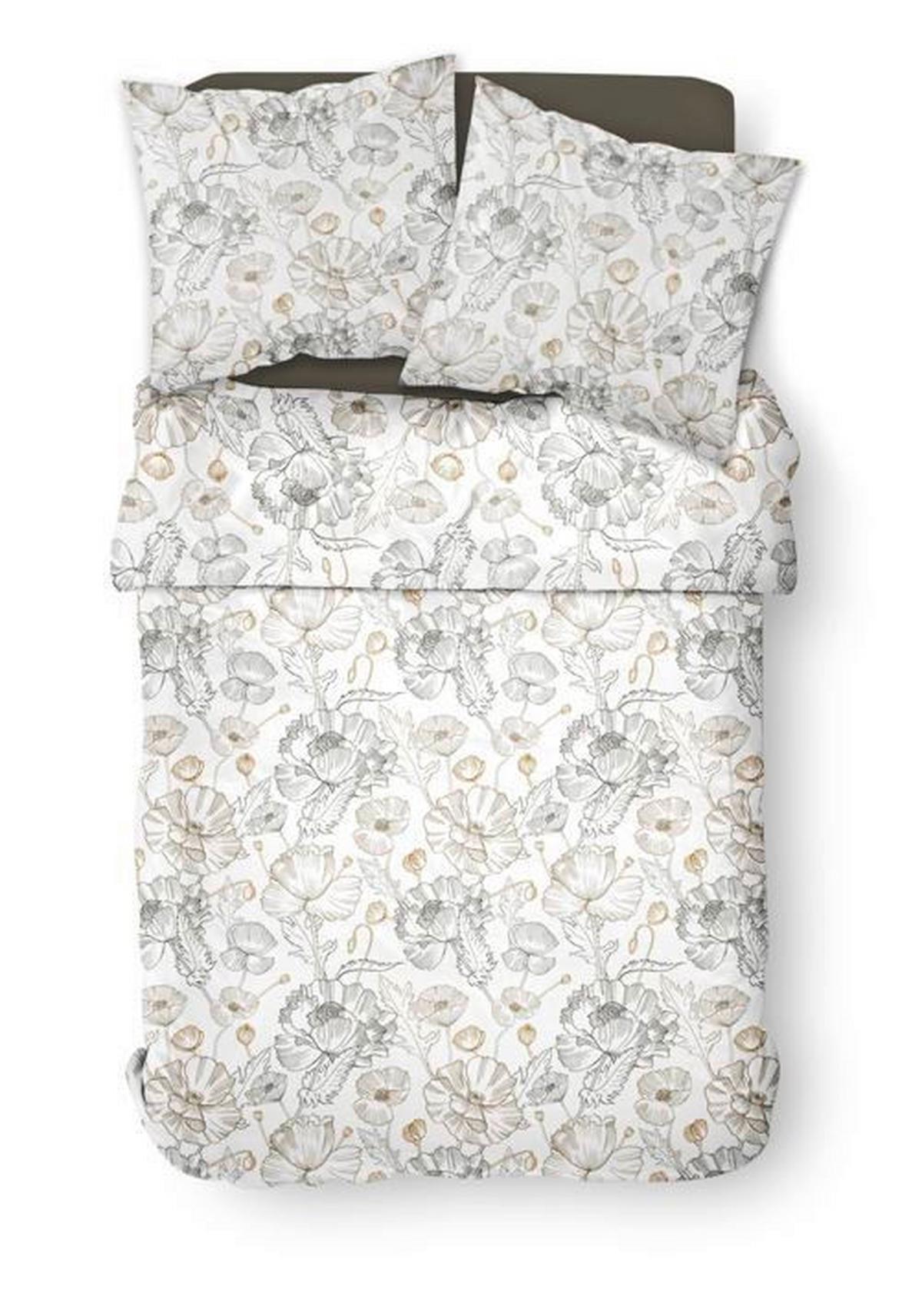 Lenjerie de pat Grey Passion cca. 220x200/2x50x70 CM - alb, Modern, textil (200/220cm)