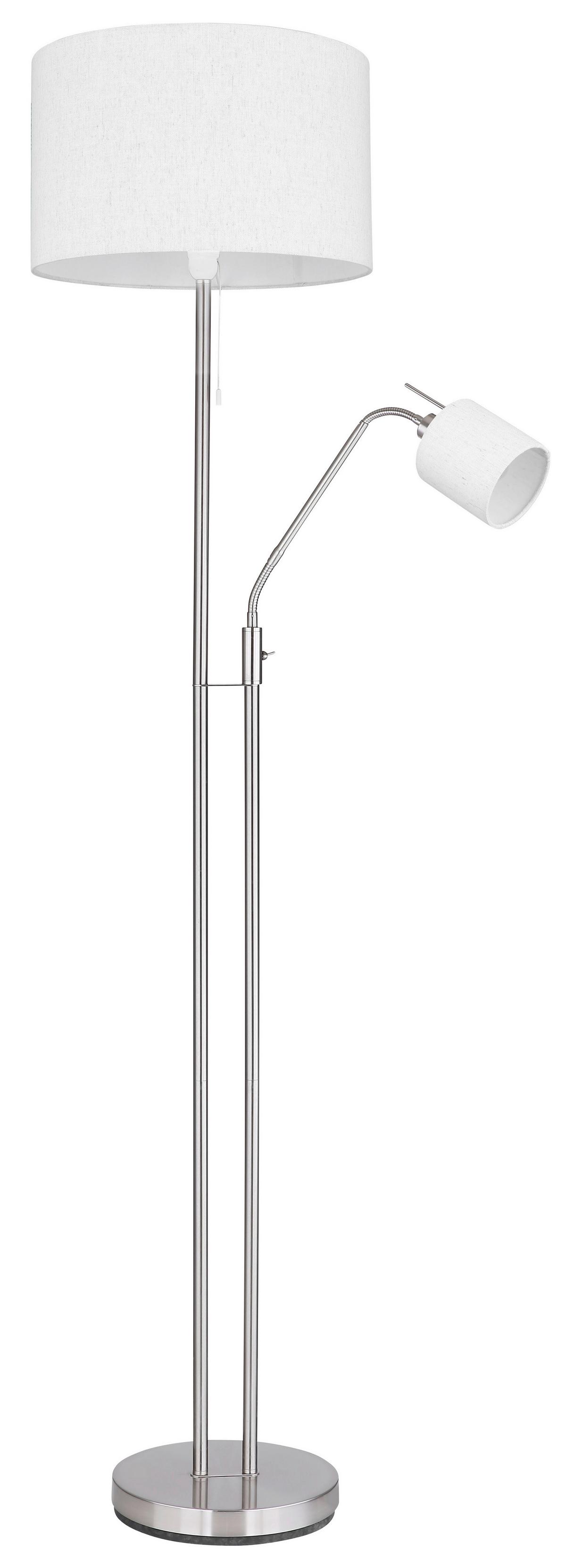 Svjetiljka Podna 15447s3 Ava - boje pijeska/boje nikla, Basics, tekstil/metal (40/175cm) - Globo