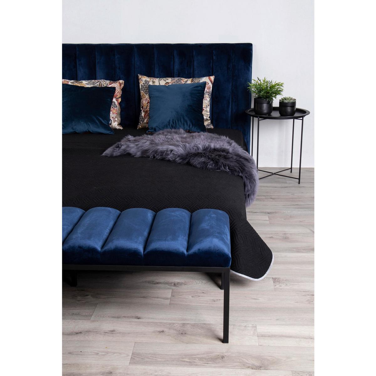 Beistelltisch Bastia Schwarz ca. 47x47x50 cm - Schwarz, Design, Metall (47/47/50cm) - MID.YOU