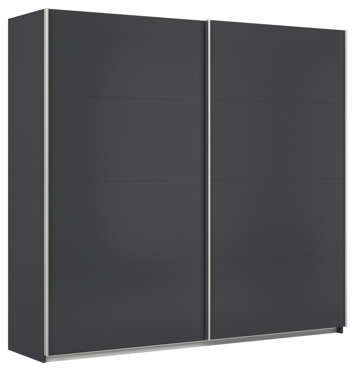 Ormar S Kliznim Vratima Feldkirch - antracit/boje aluminija, Moderno, drvni materijal/metal (225/210/62cm)