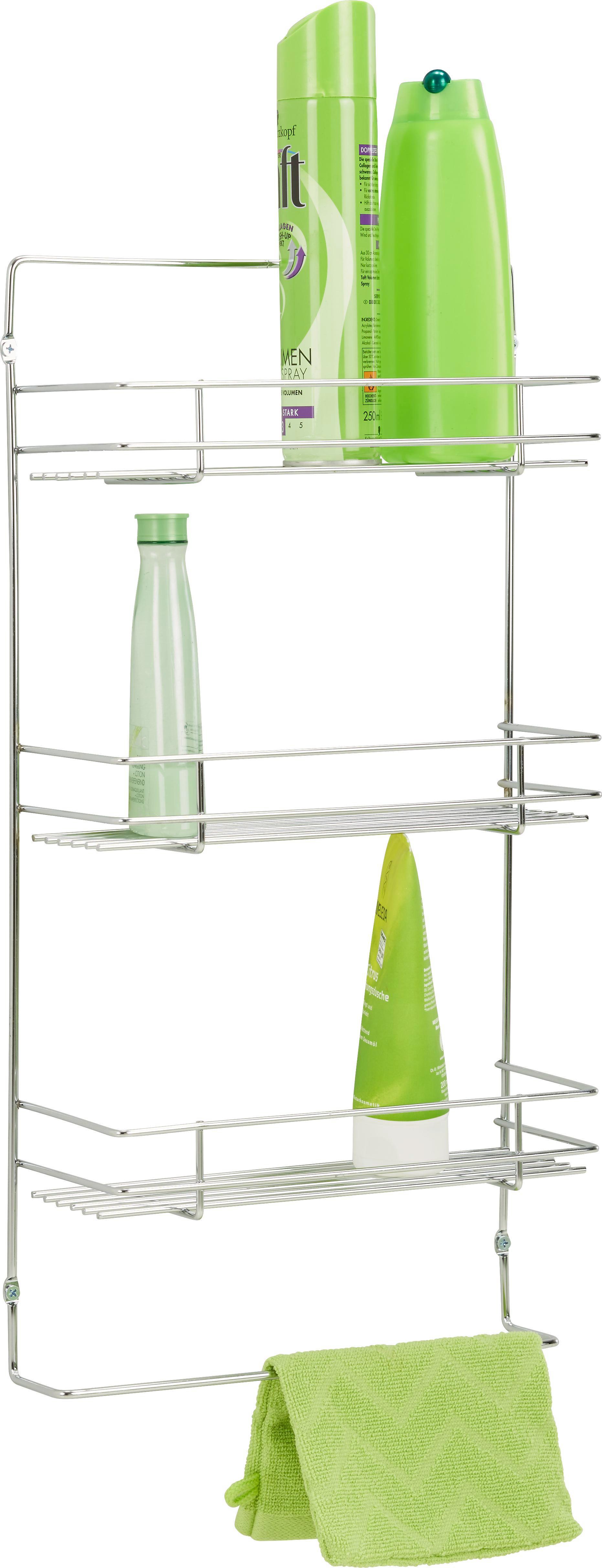 Duschregal Chromfarben - Metall (28/67/11cm) - Mömax modern living