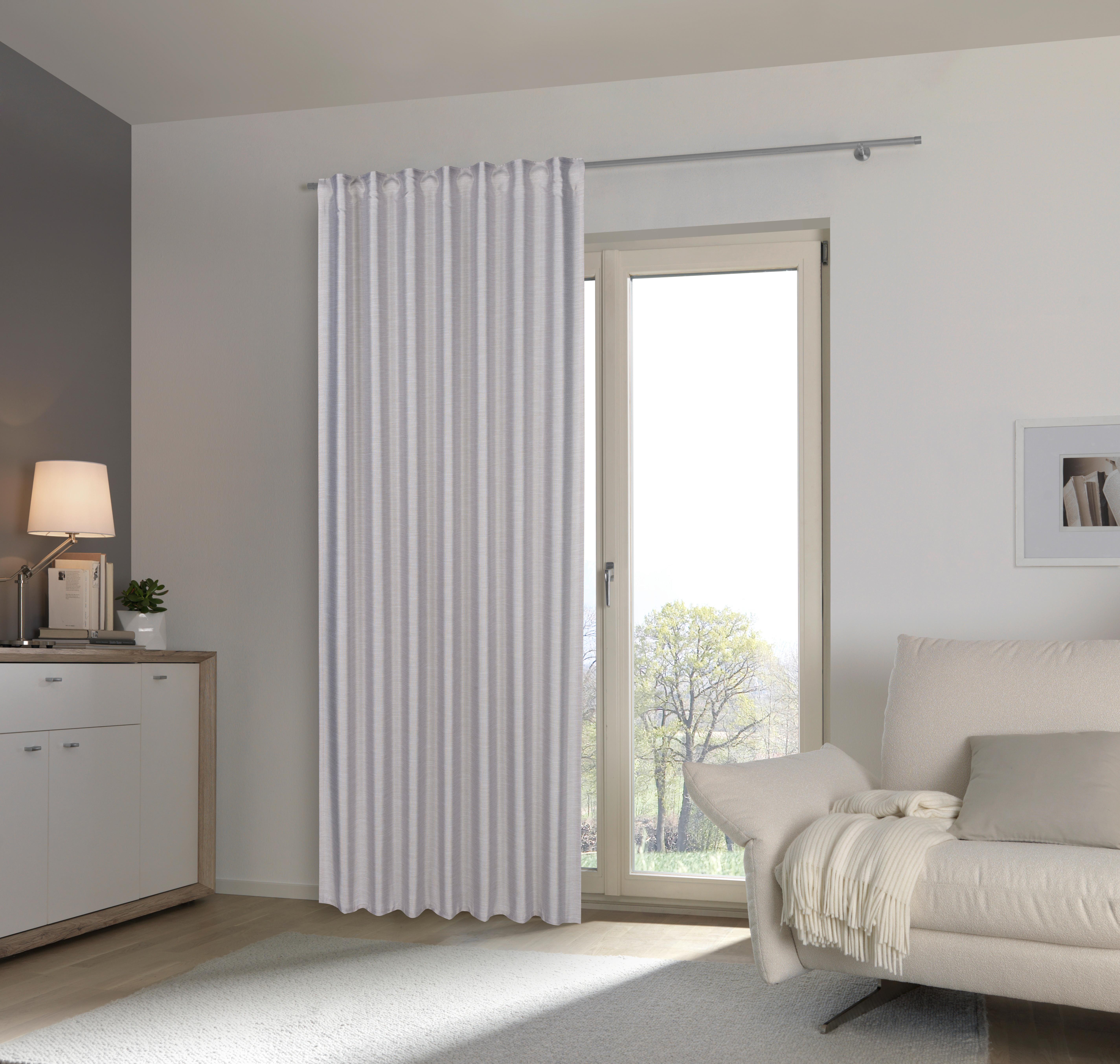 ZASŁONA GOTOWA KIRA - taupe, Basics, tkanina (135/245cm) - Esposa