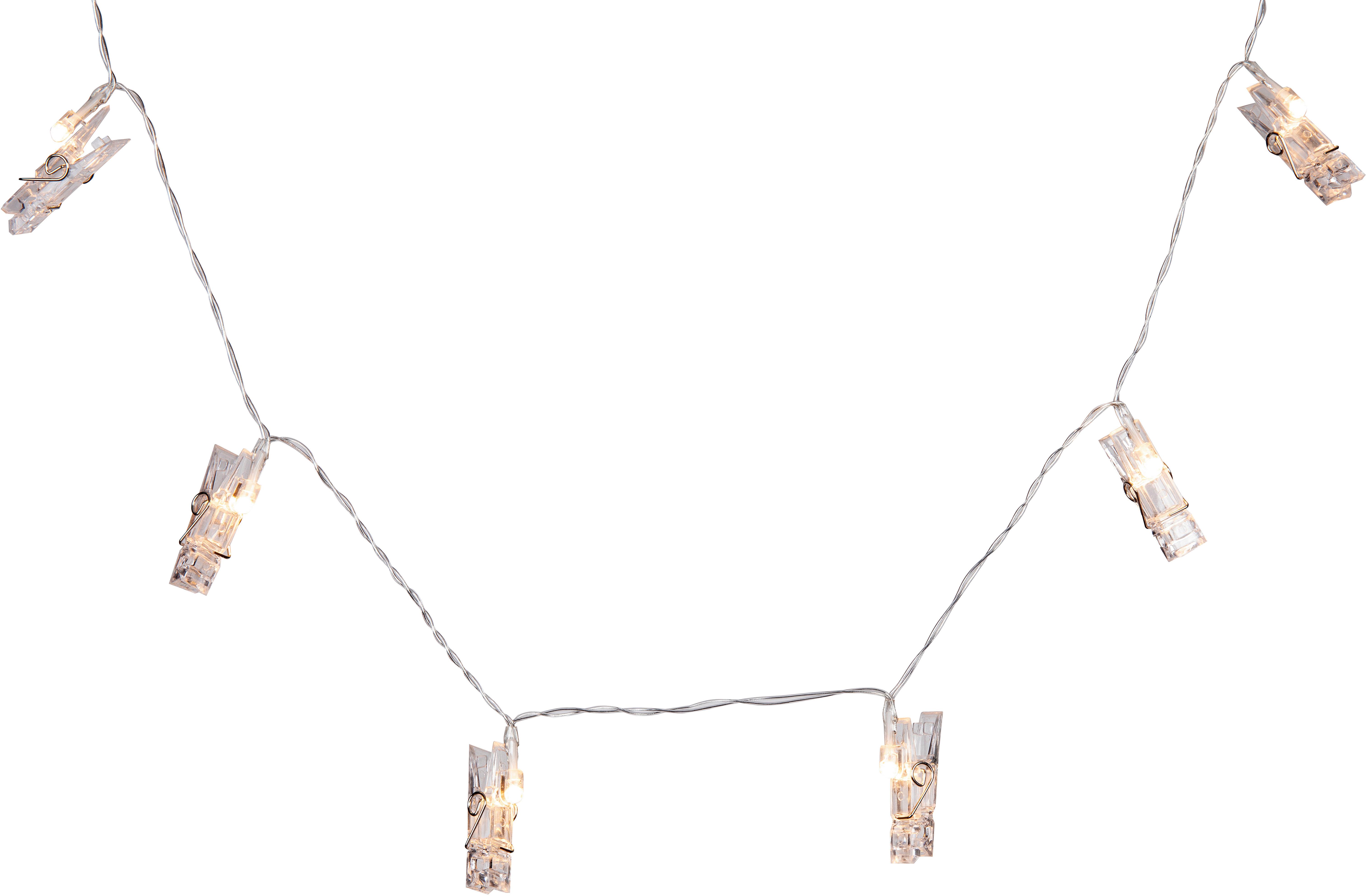 Fényfüzér Lom Kb. 185cm - áttetsző, Konventionell, műanyag (185cm) - Modern Living