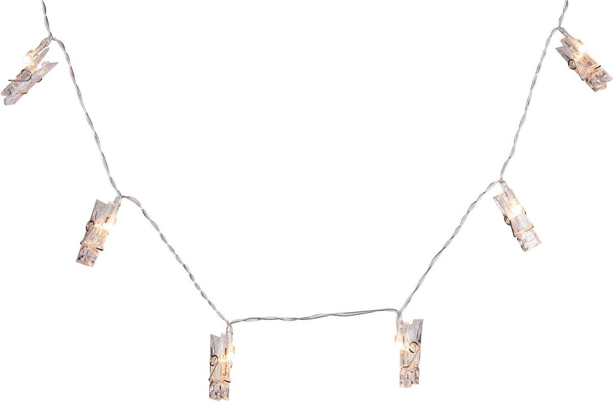 Fényfüzér Lom Kb. 185cm - áttetsző, Konventionell, műanyag (185cm) - Modern Living