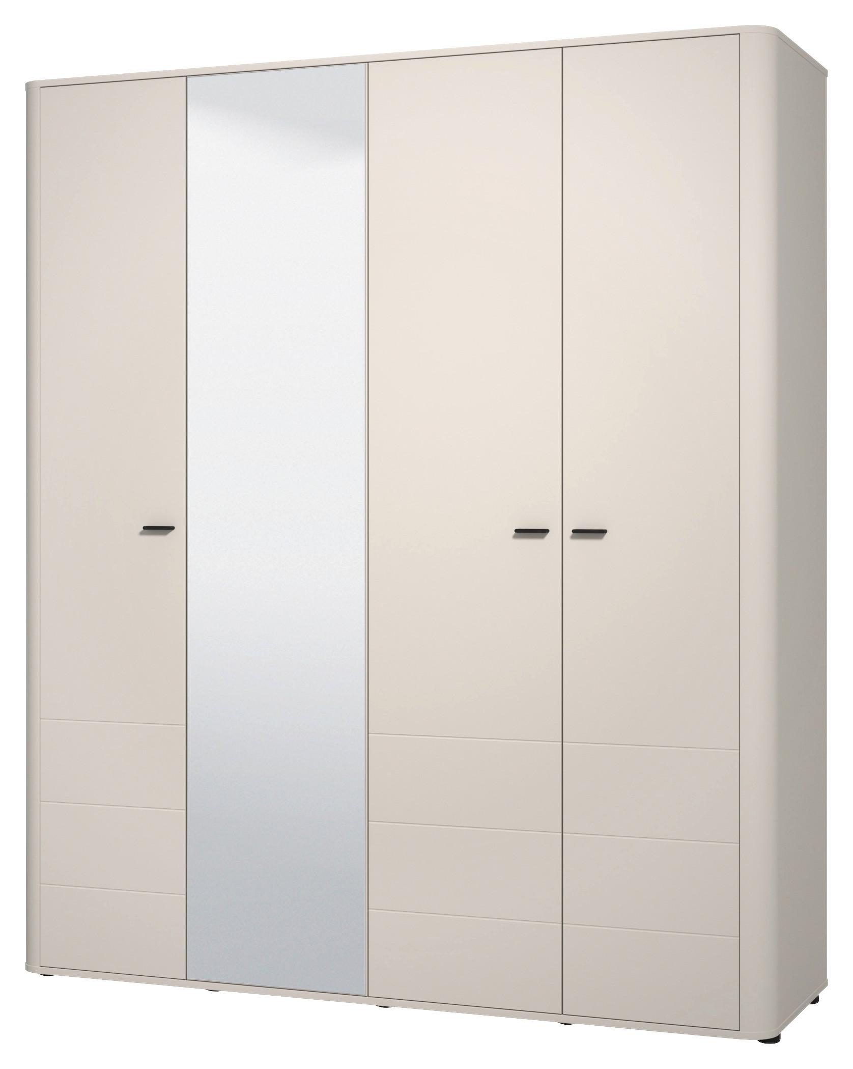 GARDEROB MED GÅNGJÄRNSDÖRRAR CASHMIRA -TOP- - kashmir, Trend, trämaterial (180/211/57cm) - Mömax