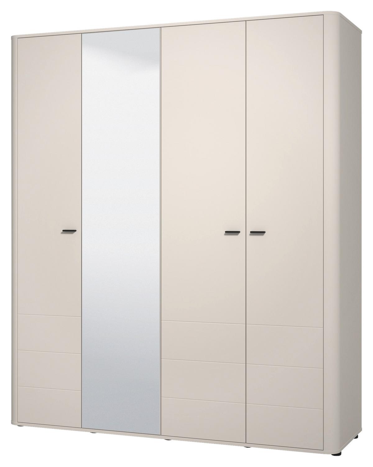 Drehtürenschrank Cashmira Kaschmirfarben - Kaschmir, Trend, Holzwerkstoff (180/211/57cm) - Based