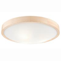 Deckenleuchte Anello max. 15 Watt - Kieferfarben, Natur, Holz (47/47/8cm)