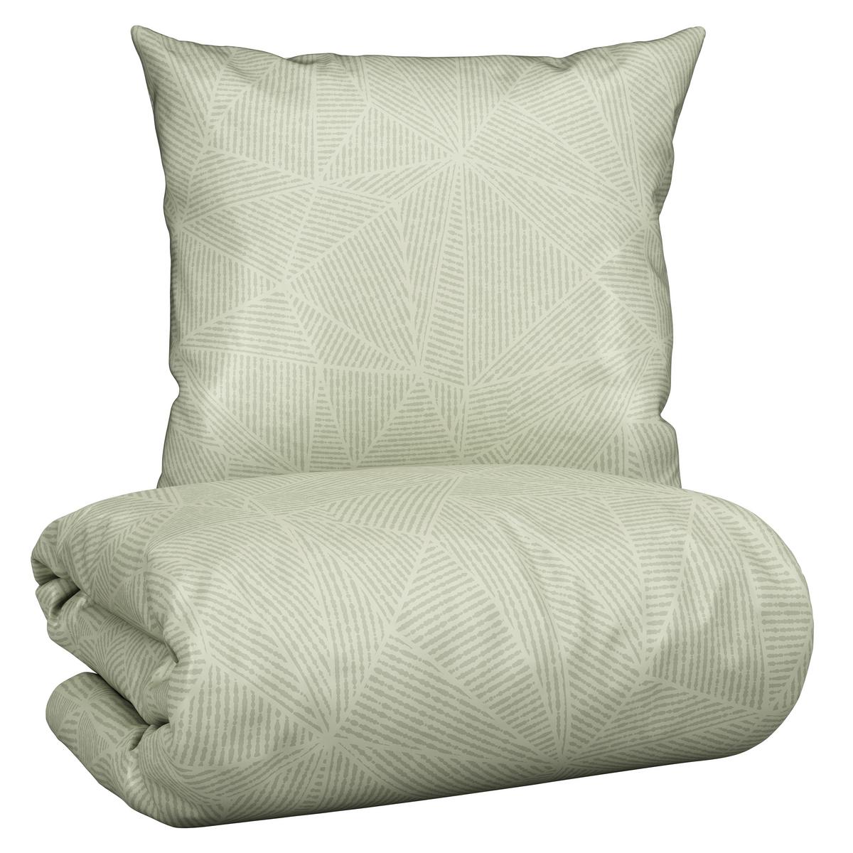 Bettwäsche Alex Design in Hellgrün ca. 135x200cm - Hellgrün, MODERN, Textil (135/200cm) - Premium Living