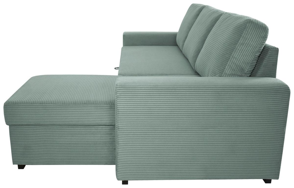 Sedežna Garnitura Tara, Zelena, Ležišče In Predal - Moderno, tekstil (245/158cm) - Mömax