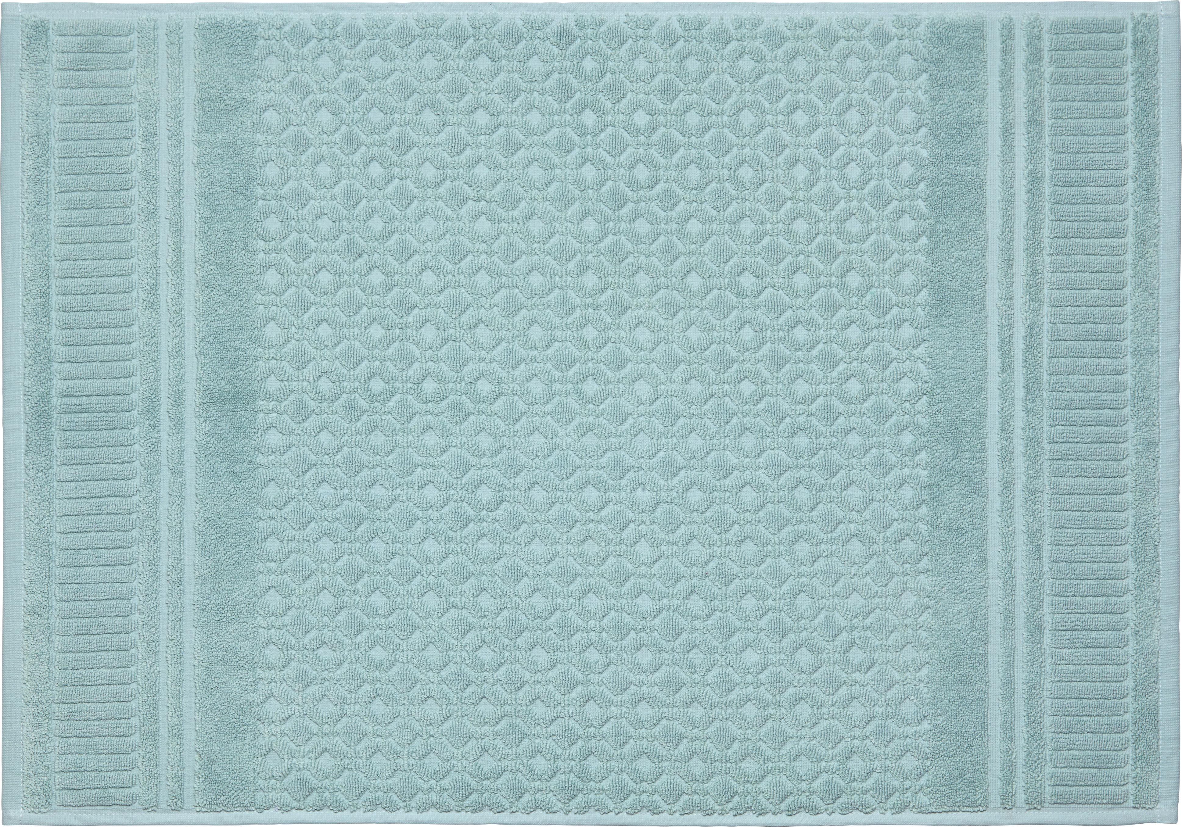 Badematte Carina Jadegrün 50x70cm - Grün, Romantik / Landhaus, Textil (50/70cm) - Modern Living