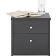 Nočna Omarica One - aluminij/črna, umetna masa/les (37,4/37/33,5cm) - Mömax modern living Nočna Omarica One - aluminij/črna, umetna masa/les (37,4/37/33,5cm) - Mömax modern living