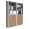 Aktenschrank Office Edition Sw Set 11 Grau/Eichefarben - Eichefarben/Grau, MODERN, Holzwerkstoff (168,8/227,2/33cm) - MID.YOU
