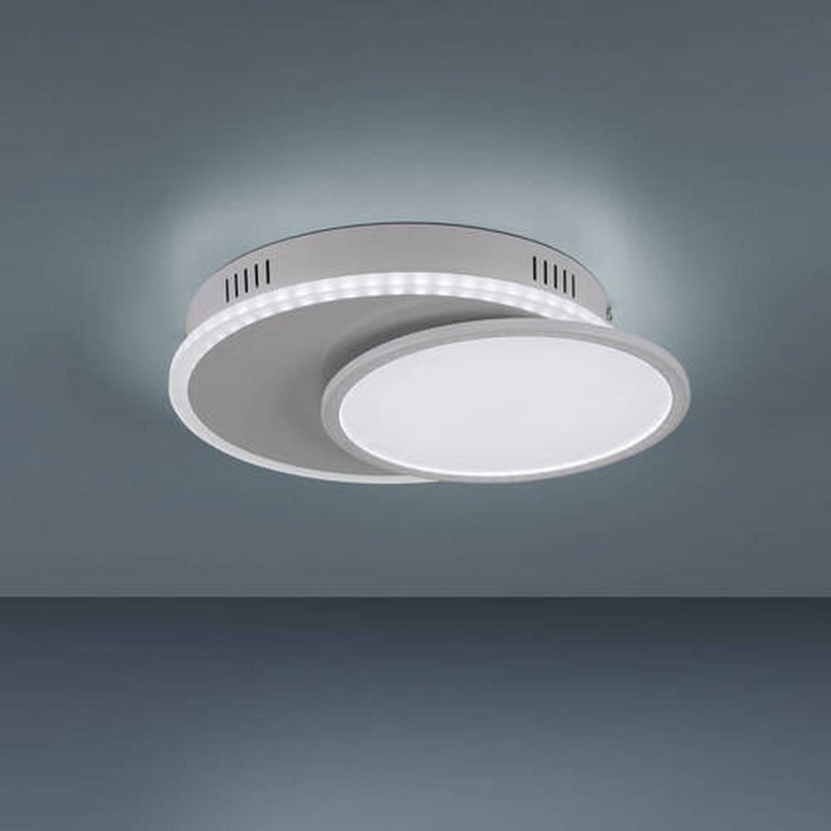 LED-Deckenleuchte Arenda Weiß max. 16 Watt - Weiß, Design, Kunststoff/Metall (45/33/7,5cm)