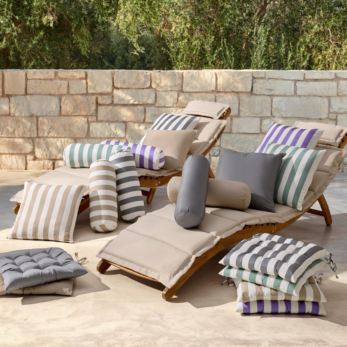 Sitzkissen Amore Uni Grau ca. 45x45cm - Grau, Textil (45/45cm) - Mömax