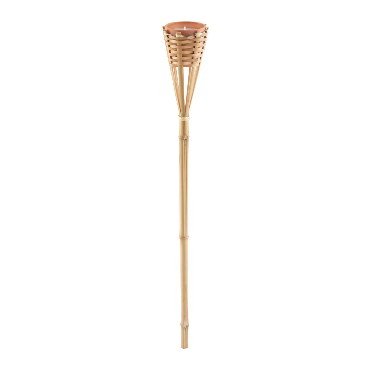 Torță pentru grădină Freddy - maro deschis, Konventionell, lemn (76cm) - Mömax