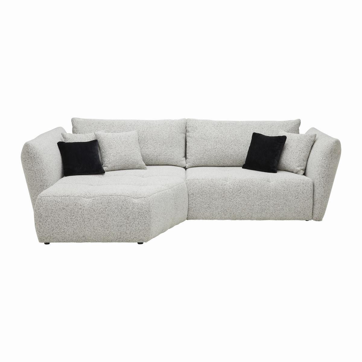Coltar BONNY - bej/negru, Modern, lemn/textil (193/300cm) - Premium Living