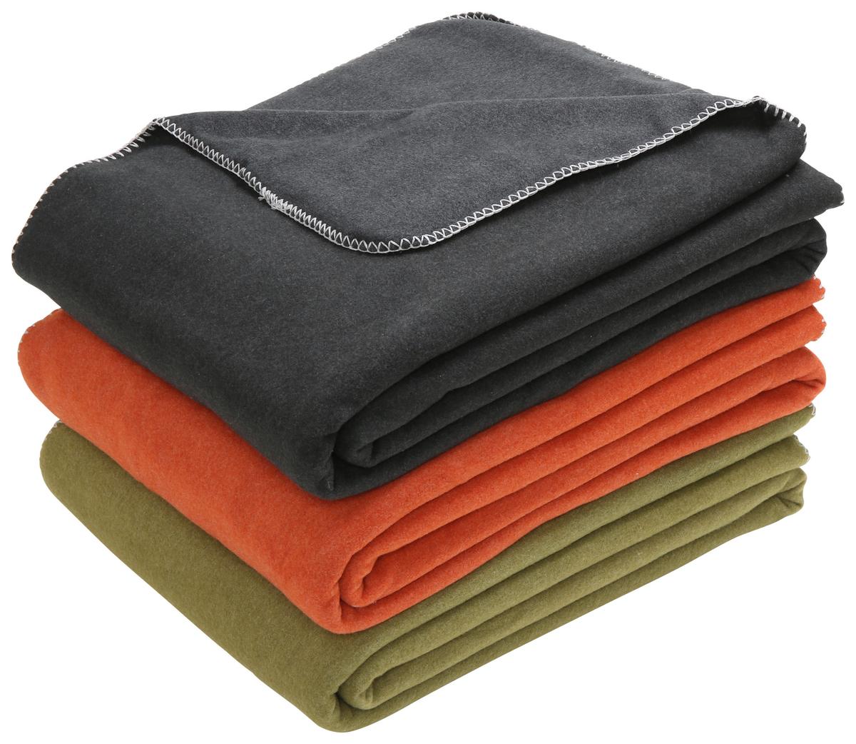 Pătură pufoasă Fay, cca. 150x200cm - negru, Modern, textil (150/200cm) - Modern Living