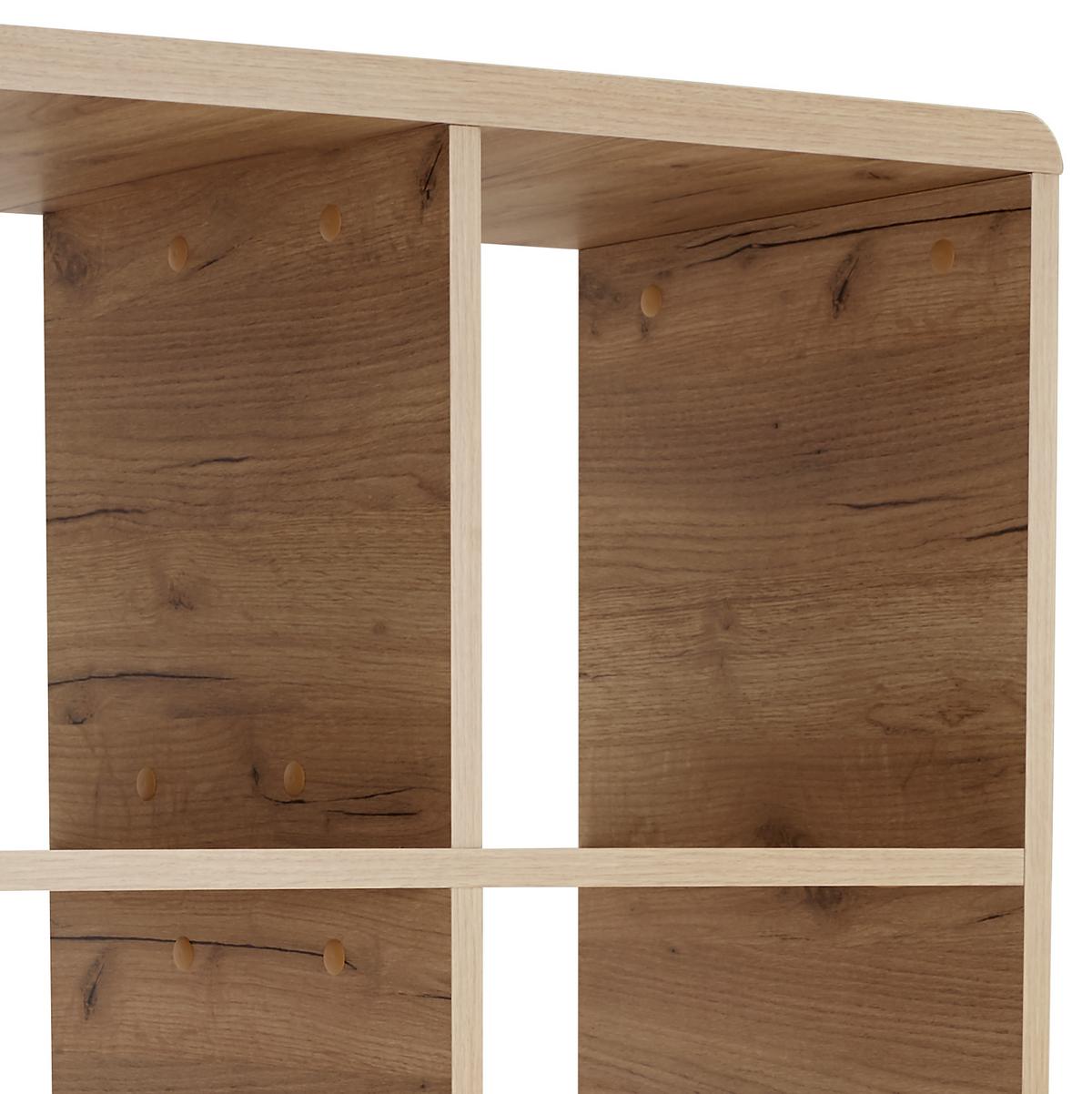 Etajeră Fontana FTR01 - culoare lemn stejar, Modern, material pe bază de lemn (73,2/145/35cm) - Modern Living