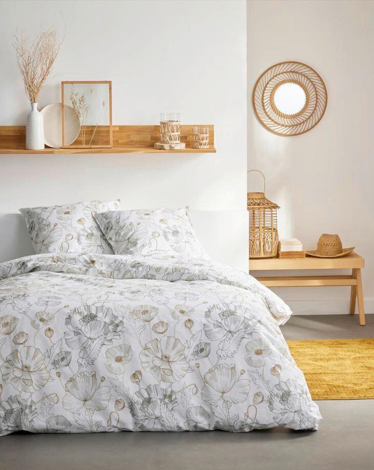 Lenjerie de pat Grey Passion cca. 140x200/50x70 cm - alb, Modern, textil (140/200cm)