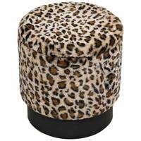 Tabure Leo - smeđa/crna, Lifestyle, drvni materijal/tekstil (38/43/38cm) - Mömax