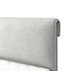 KONTINENTALSÄNG MOSAMO - ljusgrå/svart, Modern, trämaterial/trä (180/200cm) - Bessagi Home