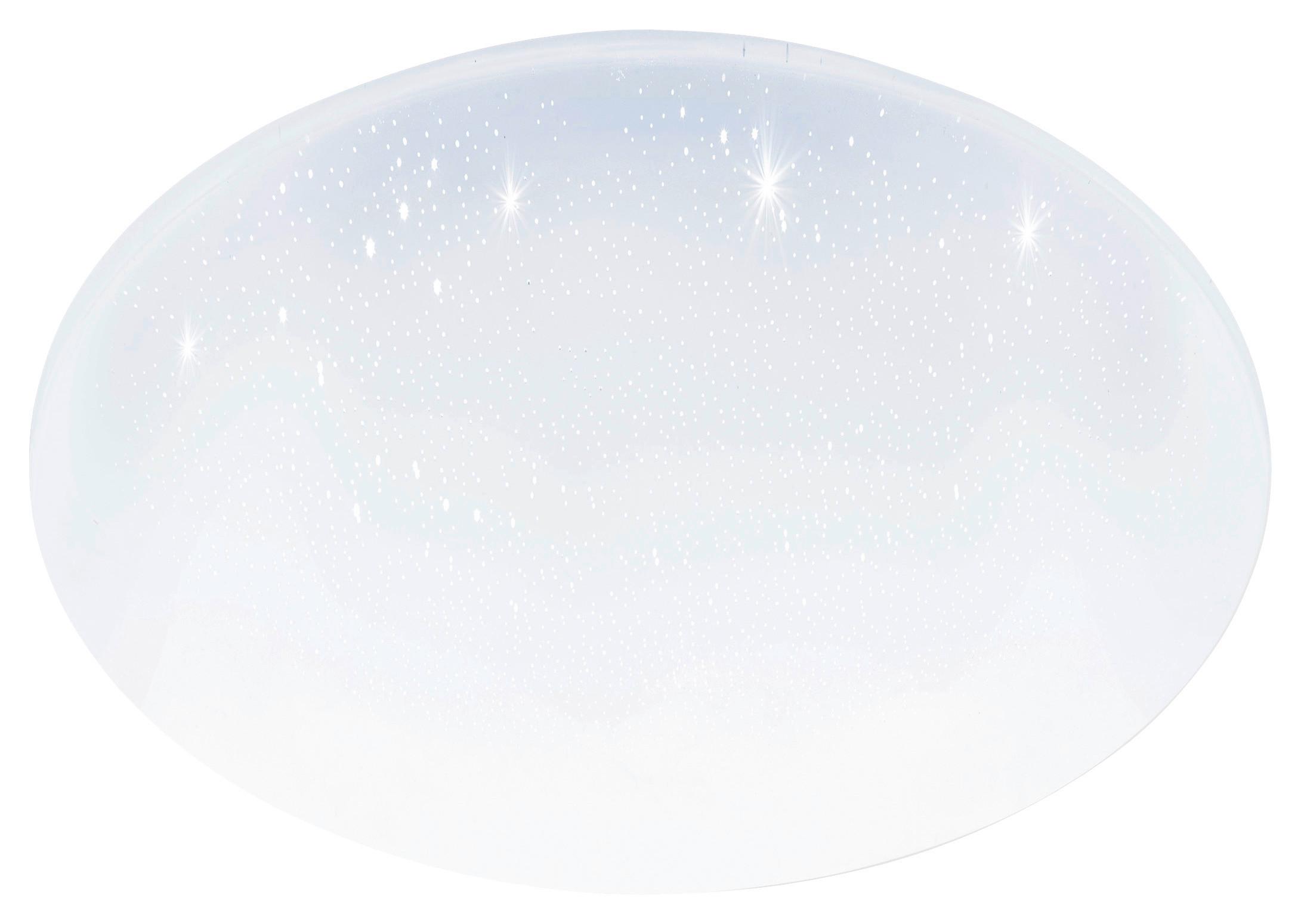Led-deckenleuchte Pogliola-S D: 50 Cm Weiss - Weiss, Basics, Kunststoff/Metall (50/8cm)