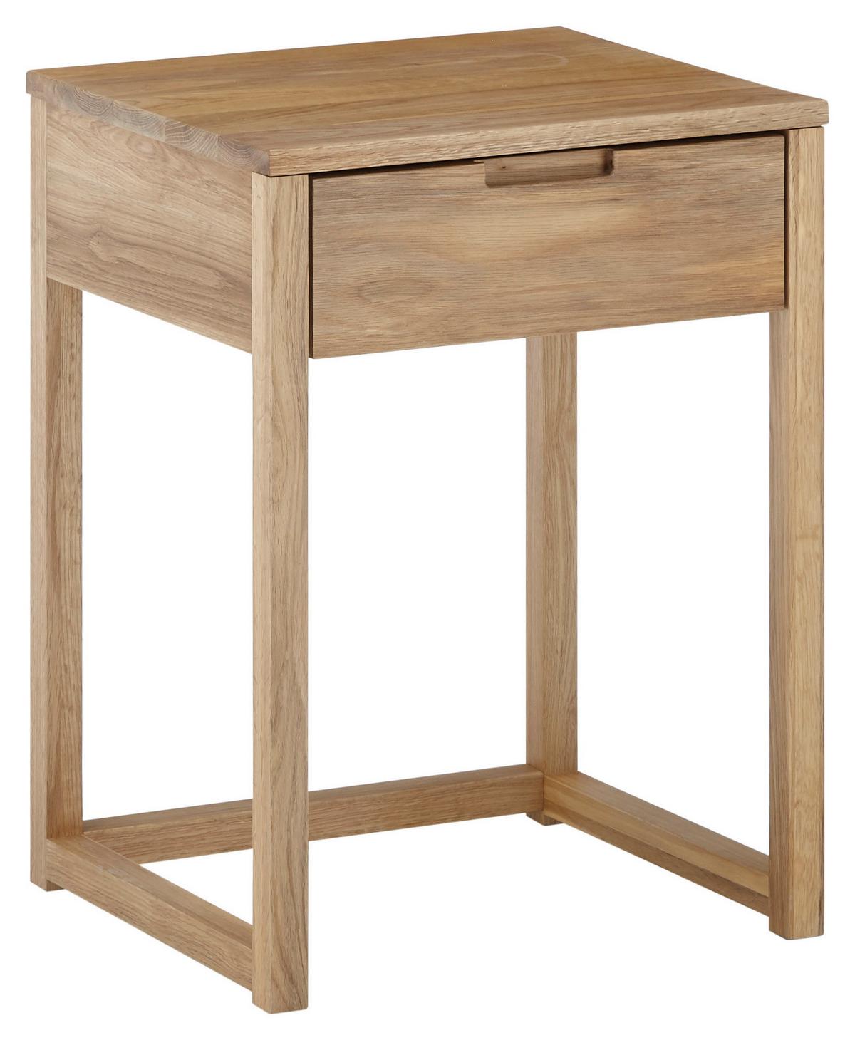 Nachttisch in Eichefarben - Eichefarben, KONVENTIONELL, Holz (45/60/40cm) - Premium Living